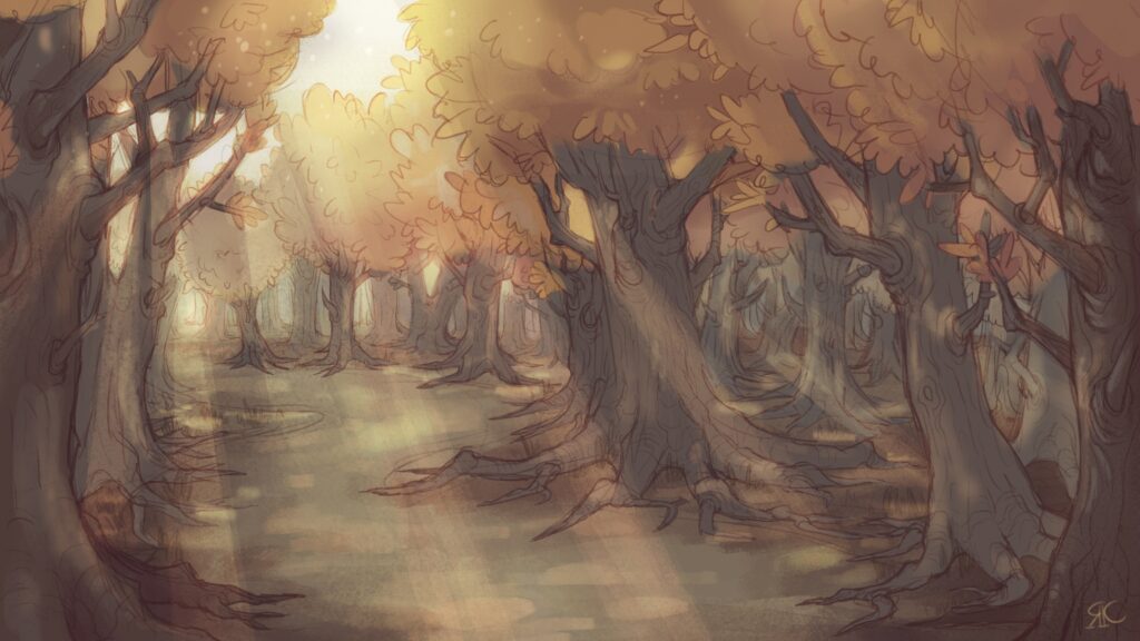 Gold-Soaked Copse